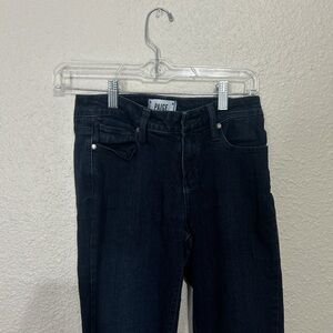 PAIGE Women's Dark Blue Skinny Jeans